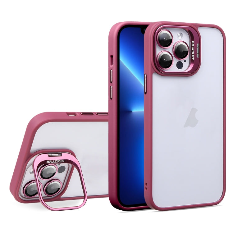 For iPhone 13 Pro U1 Invisible Lens Holder Acrylic + TPU Shockproof Phone Case