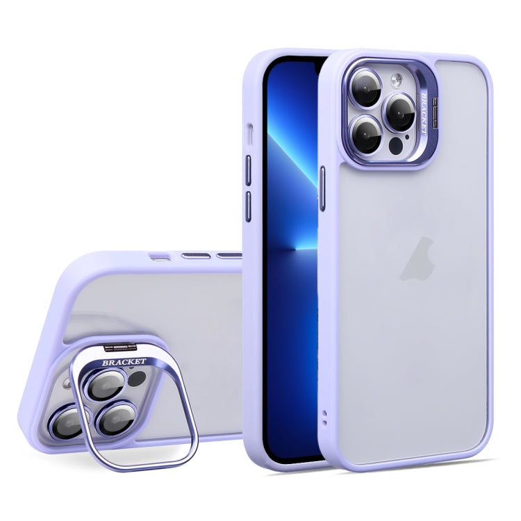 For iPhone 13 Pro U1 Invisible Lens Holder Acrylic + TPU Shockproof Phone Case