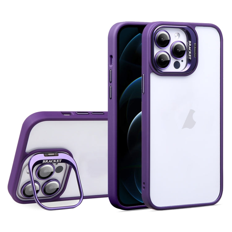 For iPhone 12 Pro Max U1 Invisible Lens Holder Acrylic + TPU Shockproof Phone Case
