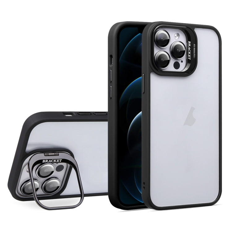 For iPhone 12 Pro Max U1 Invisible Lens Holder Acrylic + TPU Shockproof Phone Case