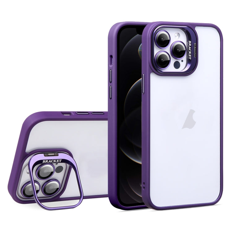 For iPhone 12 Pro U1 Invisible Lens Holder Acrylic + TPU Shockproof Phone Case
