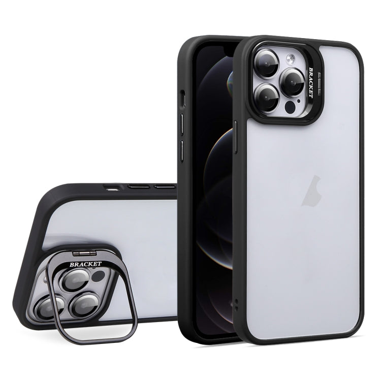 For iPhone 12 Pro U1 Invisible Lens Holder Acrylic + TPU Shockproof Phone Case