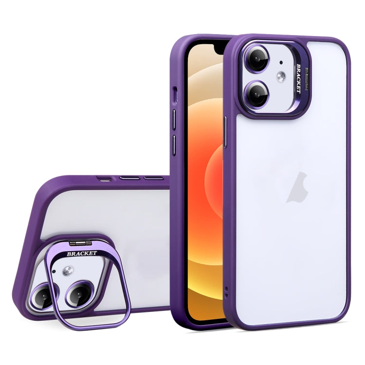 For iPhone 12 U1 Invisible Lens Holder Acrylic + TPU Shockproof Phone Case