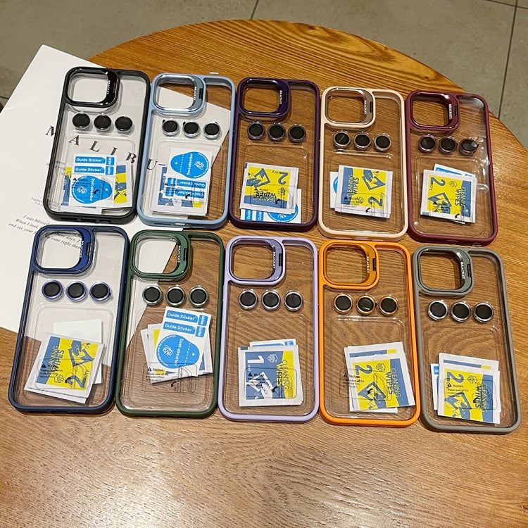 For iPhone 15 Pro Max U1 Invisible Lens Holder Acrylic + TPU Shockproof Phone Case