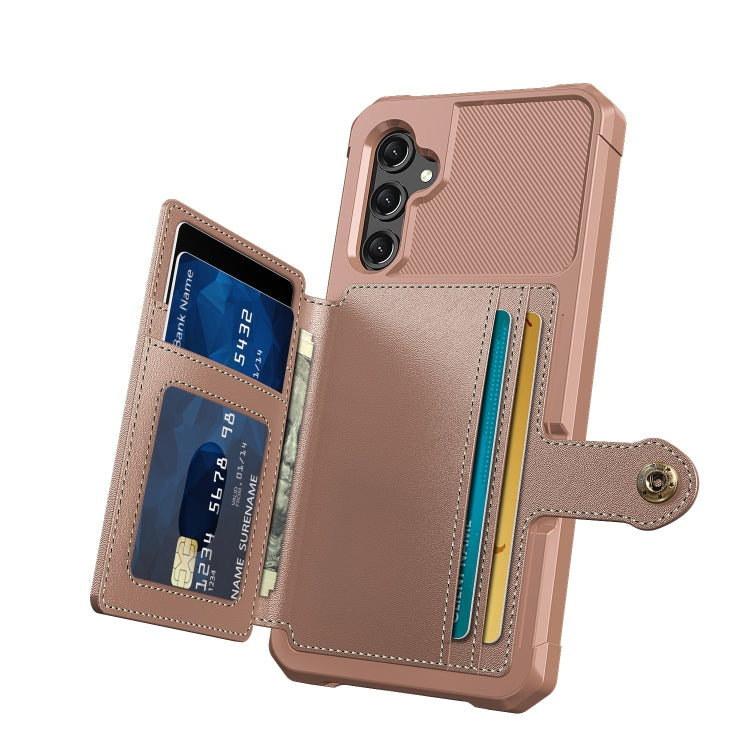 For Samsung Galaxy A15 Magnetic Wallet Card Bag Leather Phone Case