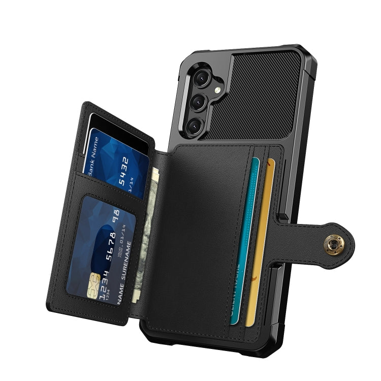 For Samsung Galaxy A15 Magnetic Wallet Card Bag Leather Phone Case