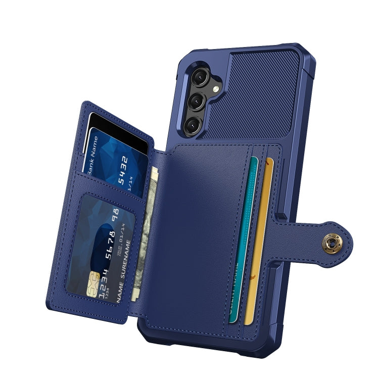 For Samsung Galaxy A15 Magnetic Wallet Card Bag Leather Phone Case