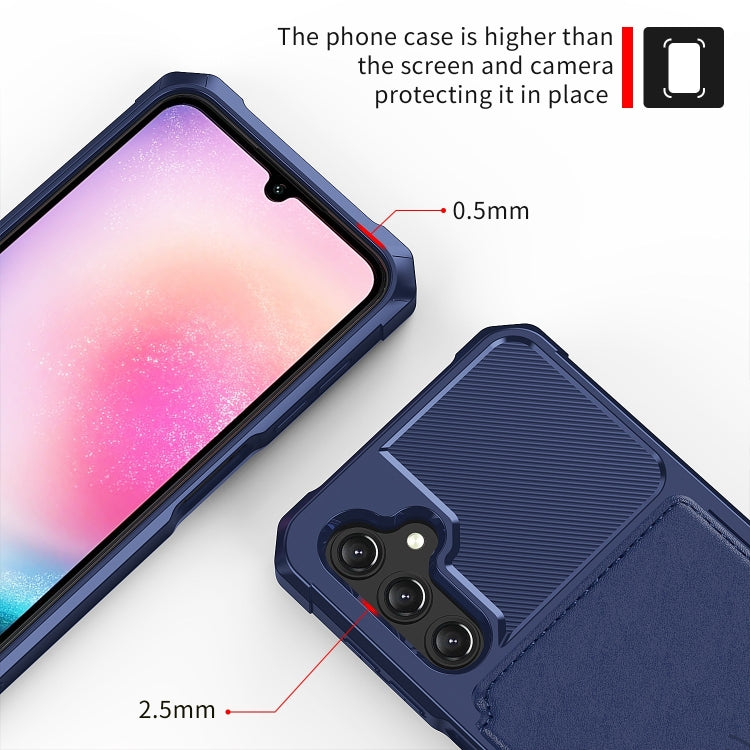 For Samsung Galaxy A15 Magnetic Wallet Card Bag Leather Phone Case