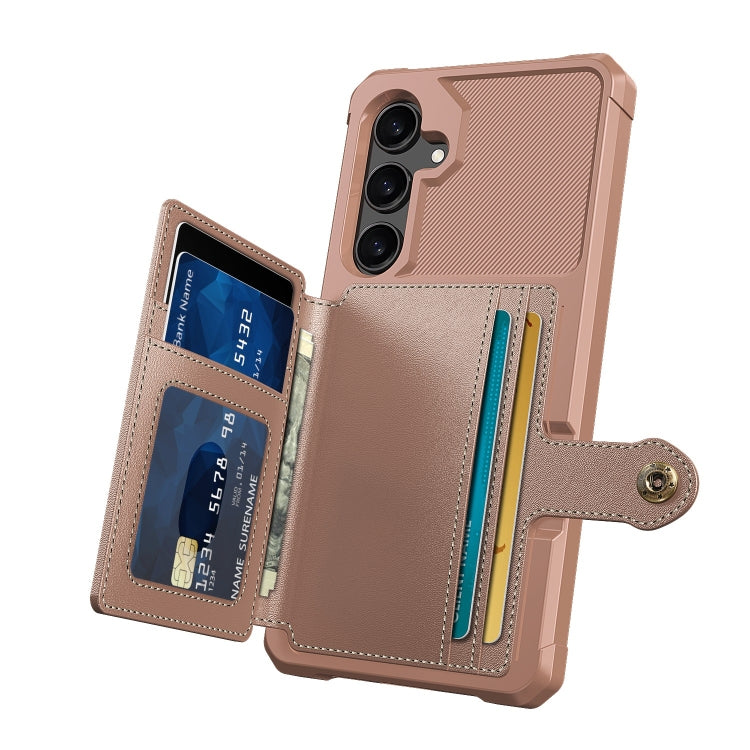 For Samsung Galaxy A55 5G Magnetic Wallet Card Bag Leather Phone Case