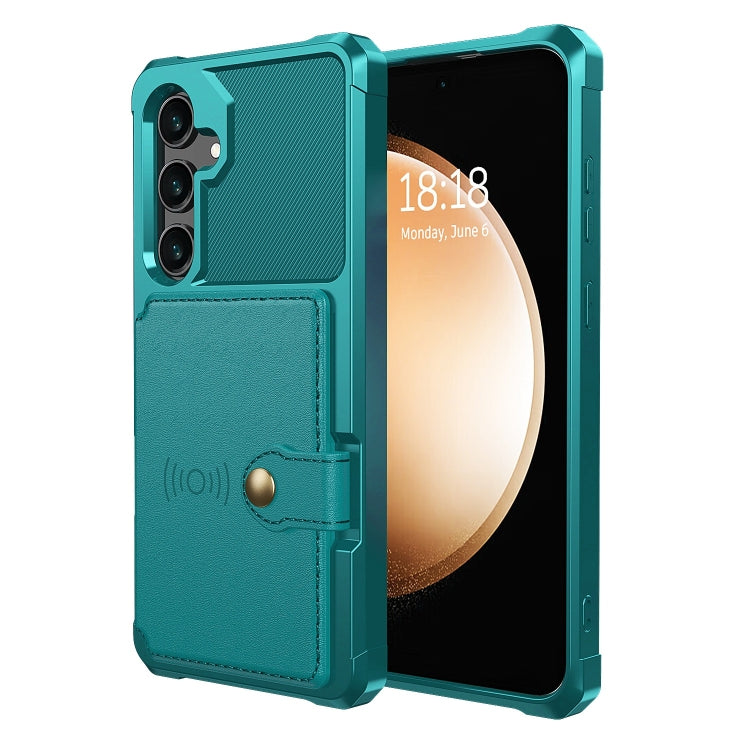 For Samsung Galaxy A55 5G Magnetic Wallet Card Bag Leather Phone Case