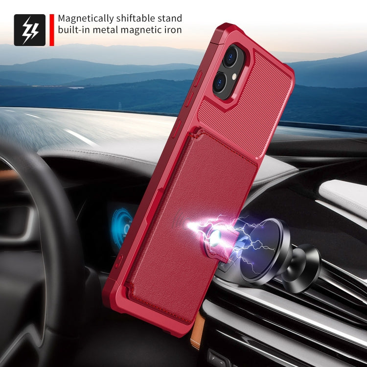 For Samsung Galaxy A05 Magnetic Wallet Card Bag Leather Phone Case