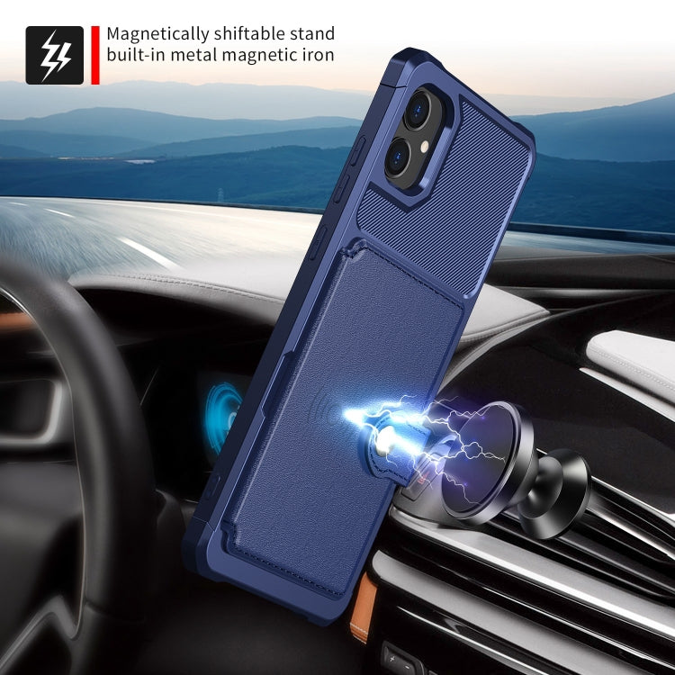 For Samsung Galaxy A05 Magnetic Wallet Card Bag Leather Phone Case