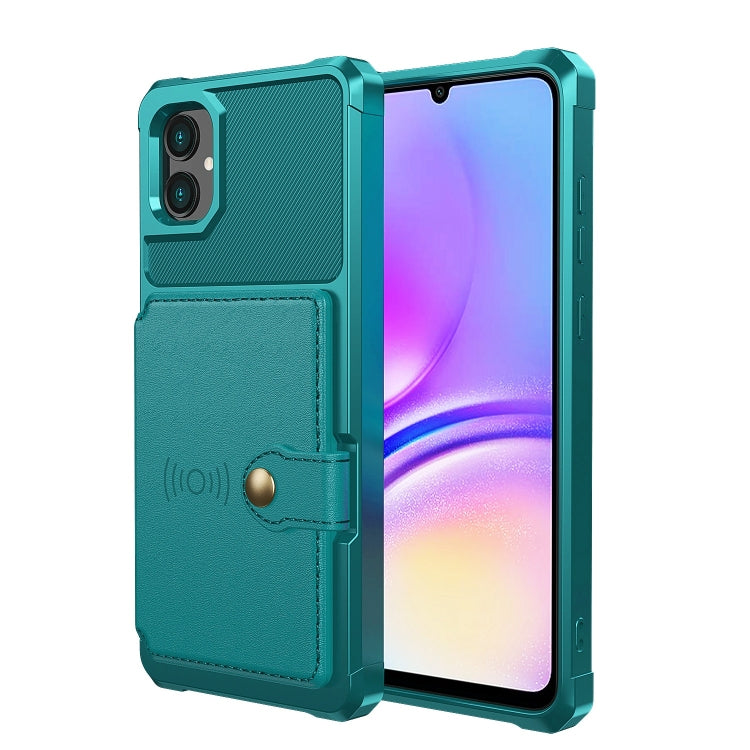 For Samsung Galaxy A05 Magnetic Wallet Card Bag Leather Phone Case