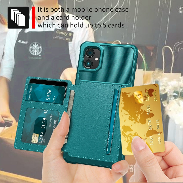 For Samsung Galaxy A05 Magnetic Wallet Card Bag Leather Phone Case