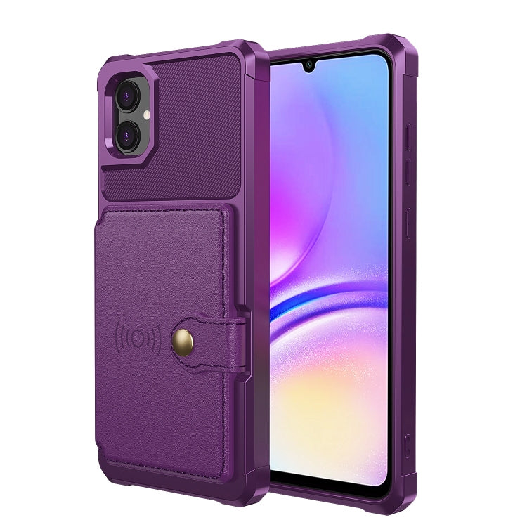 For Samsung Galaxy A05 Magnetic Wallet Card Bag Leather Phone Case