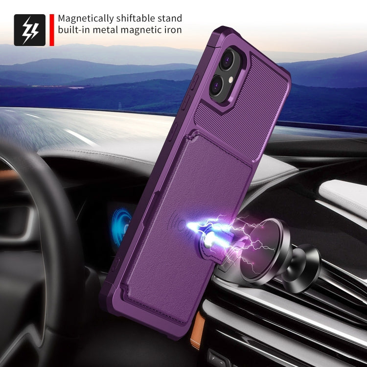For Samsung Galaxy A05 Magnetic Wallet Card Bag Leather Phone Case