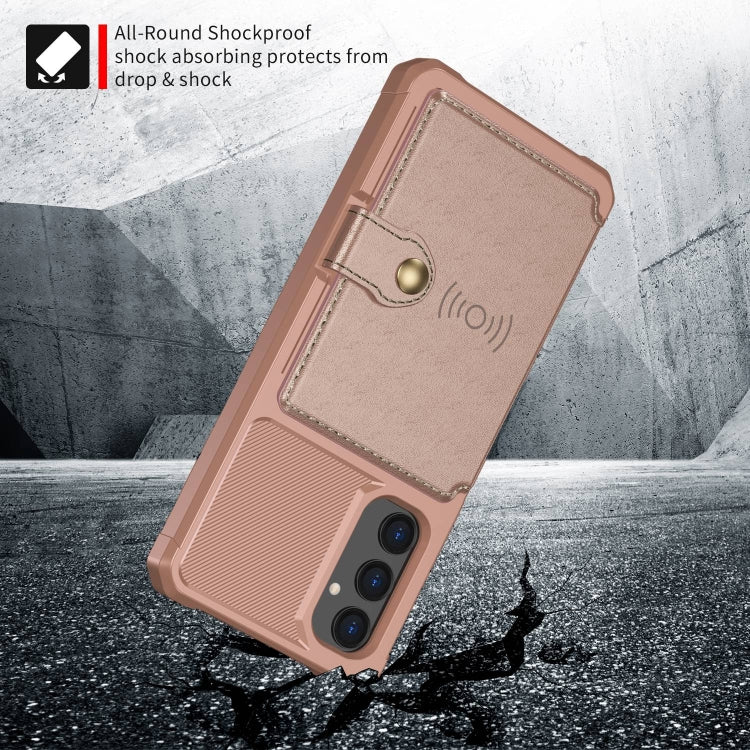 For Samsung Galaxy A05s Magnetic Wallet Card Bag Leather Phone Case