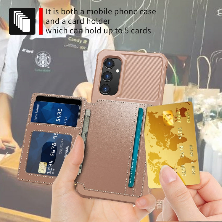 For Samsung Galaxy A05s Magnetic Wallet Card Bag Leather Phone Case