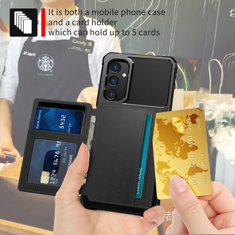 For Samsung Galaxy A05s Magnetic Wallet Card Bag Leather Phone Case