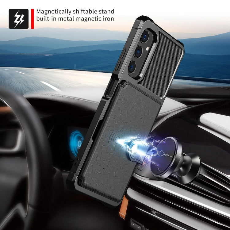 For Samsung Galaxy A05s Magnetic Wallet Card Bag Leather Phone Case