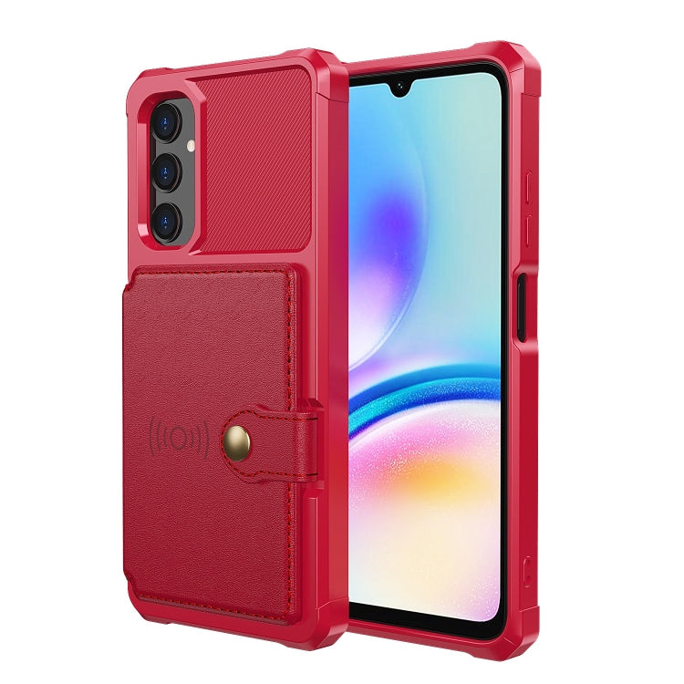 For Samsung Galaxy A05s Magnetic Wallet Card Bag Leather Phone Case