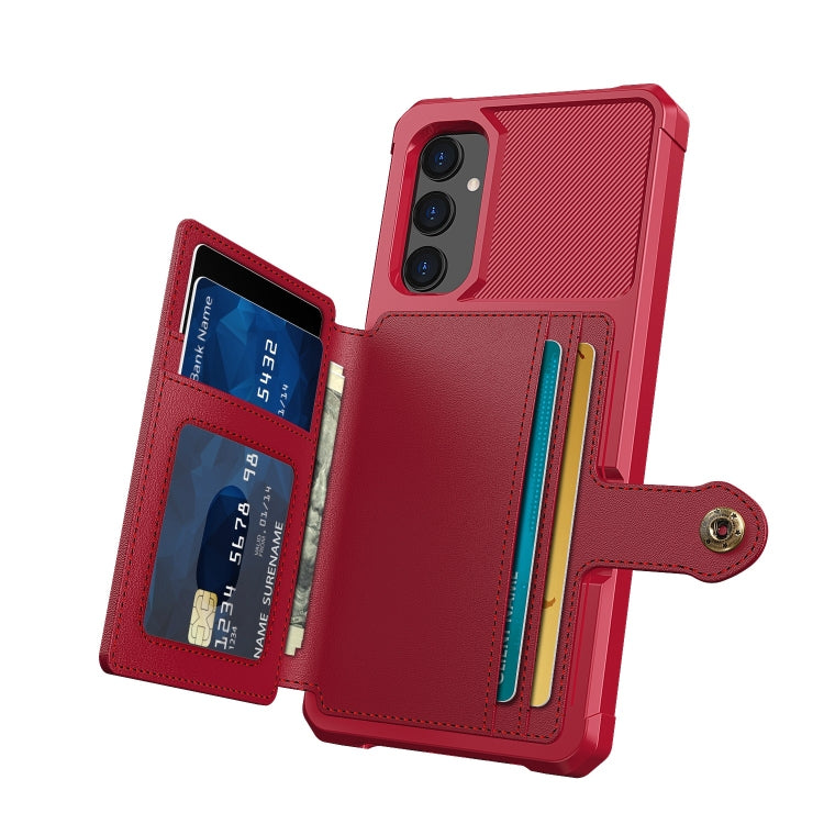 For Samsung Galaxy A05s Magnetic Wallet Card Bag Leather Phone Case