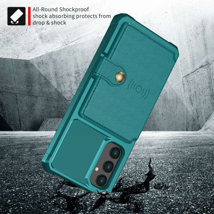 For Samsung Galaxy A05s Magnetic Wallet Card Bag Leather Phone Case