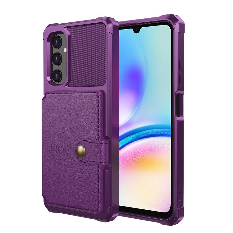 For Samsung Galaxy A05s Magnetic Wallet Card Bag Leather Phone Case