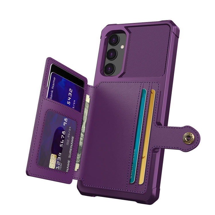 For Samsung Galaxy A05s Magnetic Wallet Card Bag Leather Phone Case