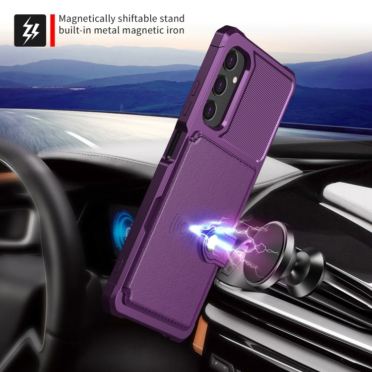 For Samsung Galaxy A05s Magnetic Wallet Card Bag Leather Phone Case