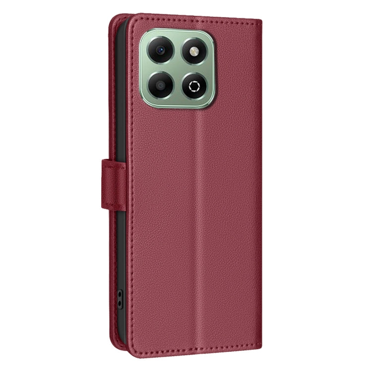 For Honor X6b Litchi Texture RFID Anti-theft Leather Phone Case