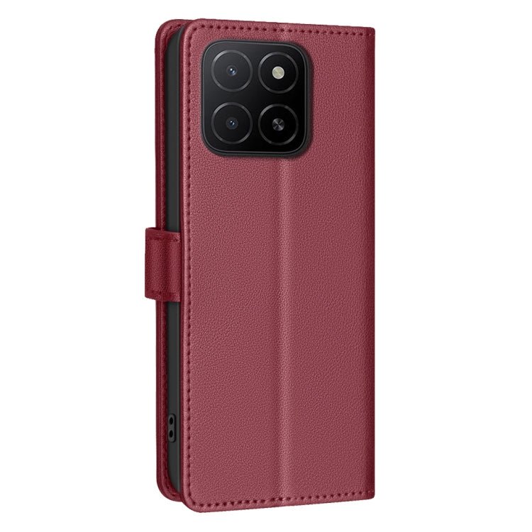 For Honor X5b Litchi Texture RFID Anti-theft Leather Phone Case