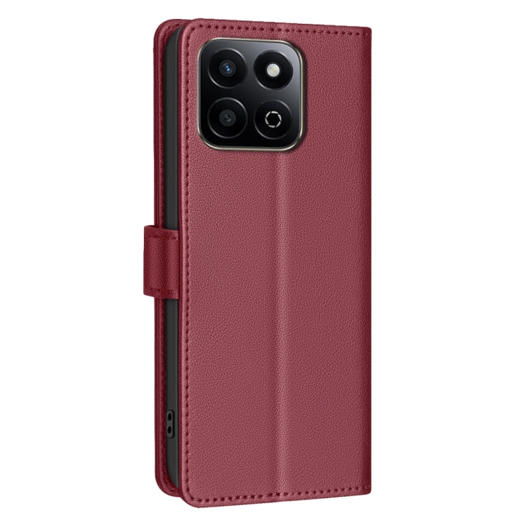 For Honor 200 Smart / X7C Litchi Texture RFID Anti-theft Leather Phone Case
