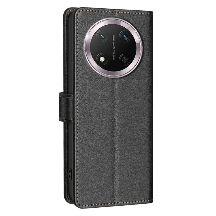 For Honor X9c 5G Global Litchi Texture RFID Anti-theft Leather Phone Case