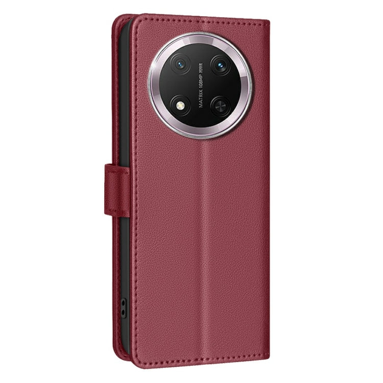 For Honor X9c 5G Global Litchi Texture RFID Anti-theft Leather Phone Case