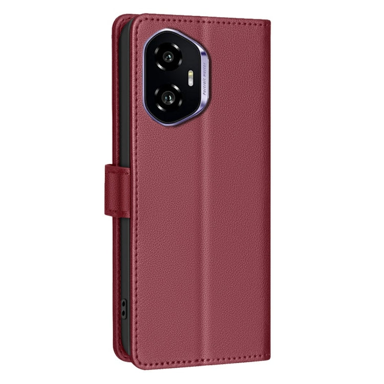 For Honor 300 Litchi Texture RFID Anti-theft Leather Phone Case