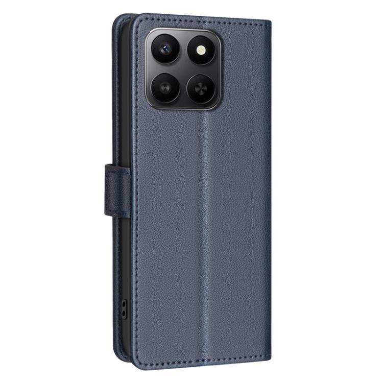 For Honor X7d 5G Litchi Texture RFID Anti-theft Leather Phone Case
