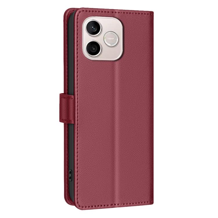 For Honor 600 Lite Global Litchi Texture RFID Anti-theft Leather Phone Case