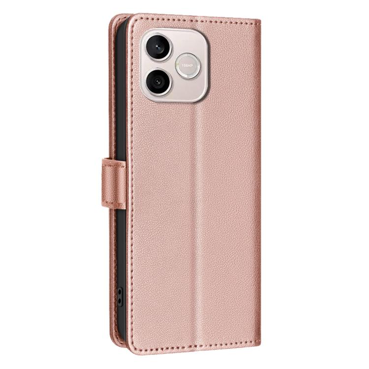 For Honor 600 Lite Global Litchi Texture RFID Anti-theft Leather Phone Case