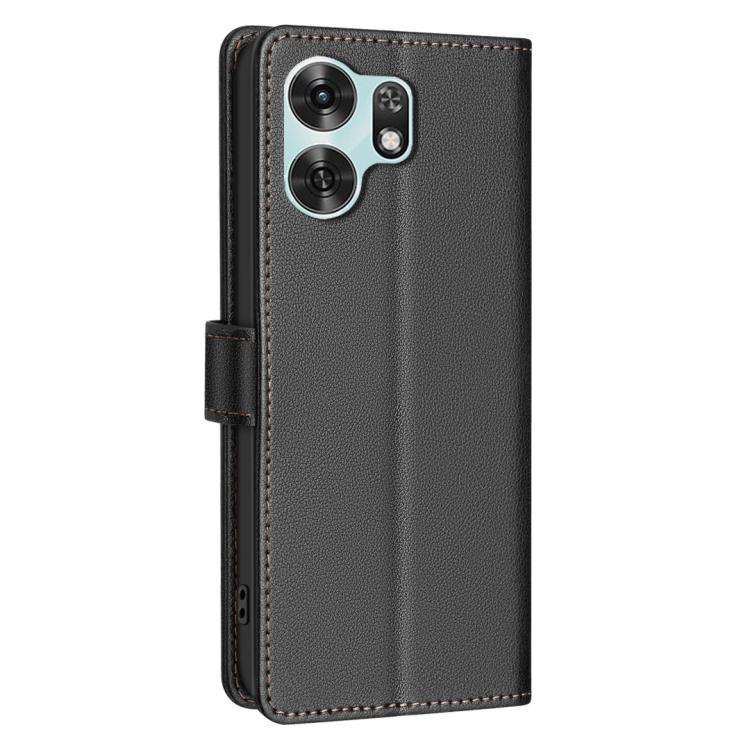 For Honor X6d 5G Litchi Texture RFID Anti-theft Leather Phone Case