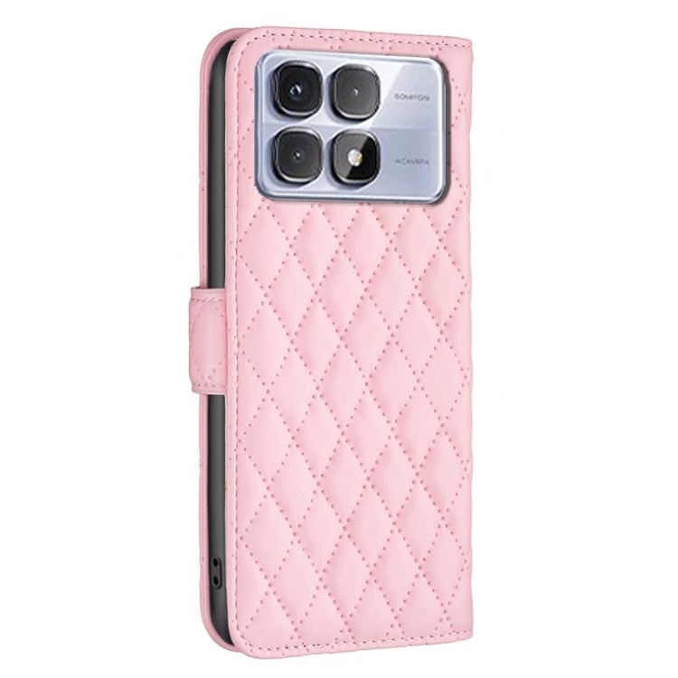 For Redmi K70 Ultra Diamond Lattice Wallet Flip Leather Phone Case