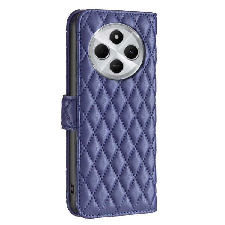 For Redmi 14C 4G Diamond Lattice Wallet Flip Leather Phone Case