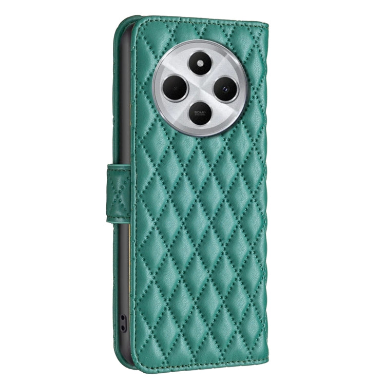 For Redmi 14C 4G Diamond Lattice Wallet Flip Leather Phone Case