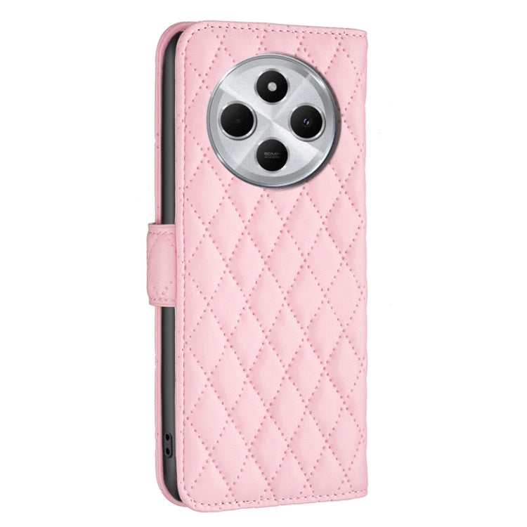 For Redmi 14C 4G Diamond Lattice Wallet Flip Leather Phone Case