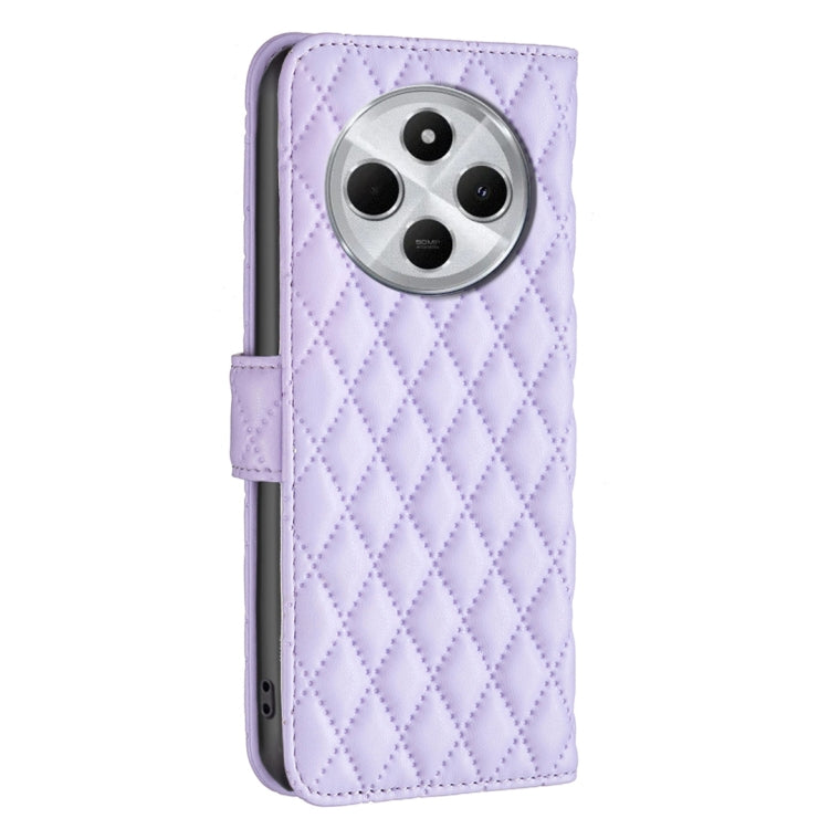 For Redmi 14C 4G Diamond Lattice Wallet Flip Leather Phone Case