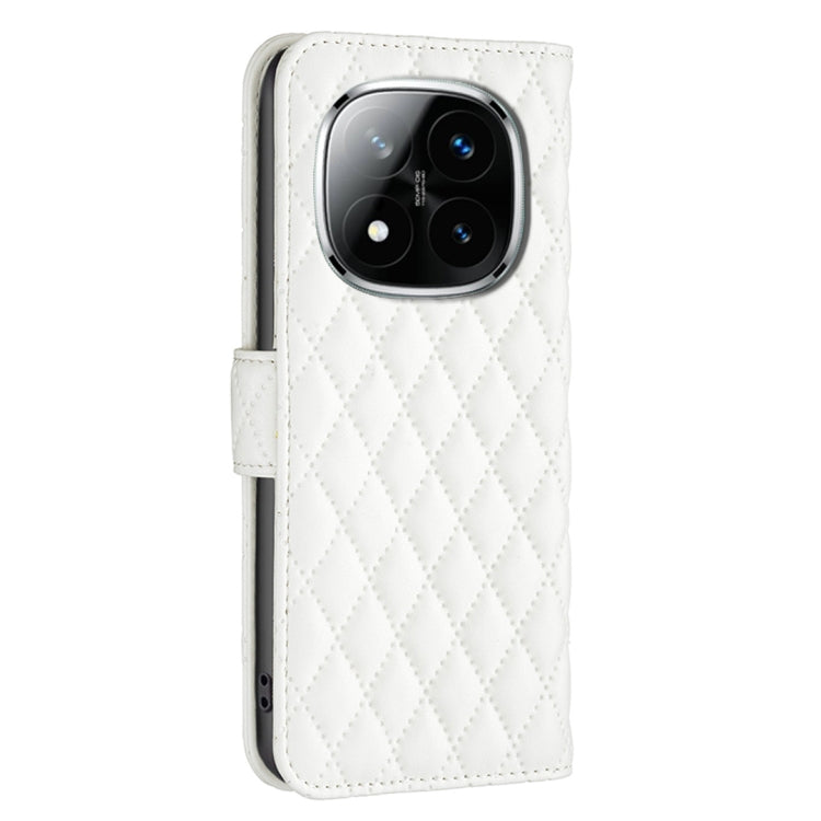 For Redmi Note 14 Pro 5G / Note 14 Pro+ 5G Diamond Lattice Wallet Flip Leather Phone Case