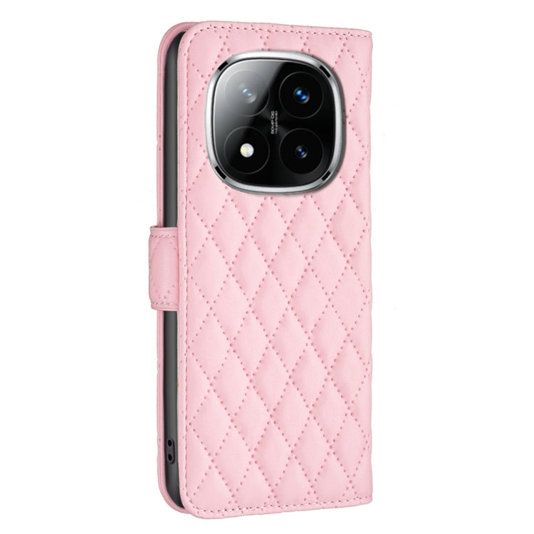 For Redmi Note 14 Pro 5G / Note 14 Pro+ 5G Diamond Lattice Wallet Flip Leather Phone Case