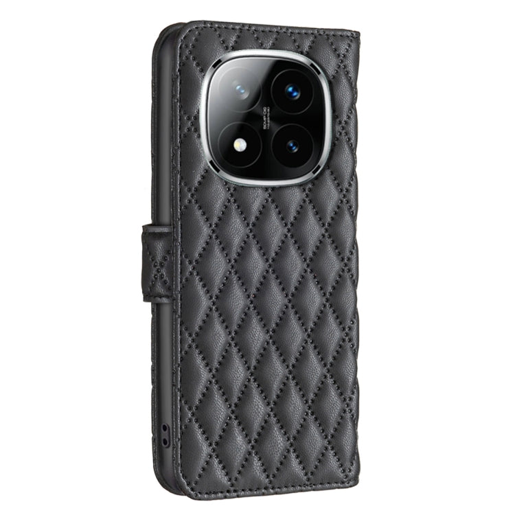 For Redmi Note 14 Pro 5G / Note 14 Pro+ 5G Diamond Lattice Wallet Flip Leather Phone Case