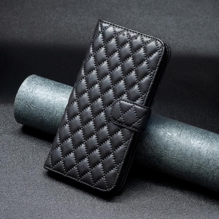 For Redmi Note 14 Pro 4G Diamond Lattice Wallet Flip Leather Phone Case