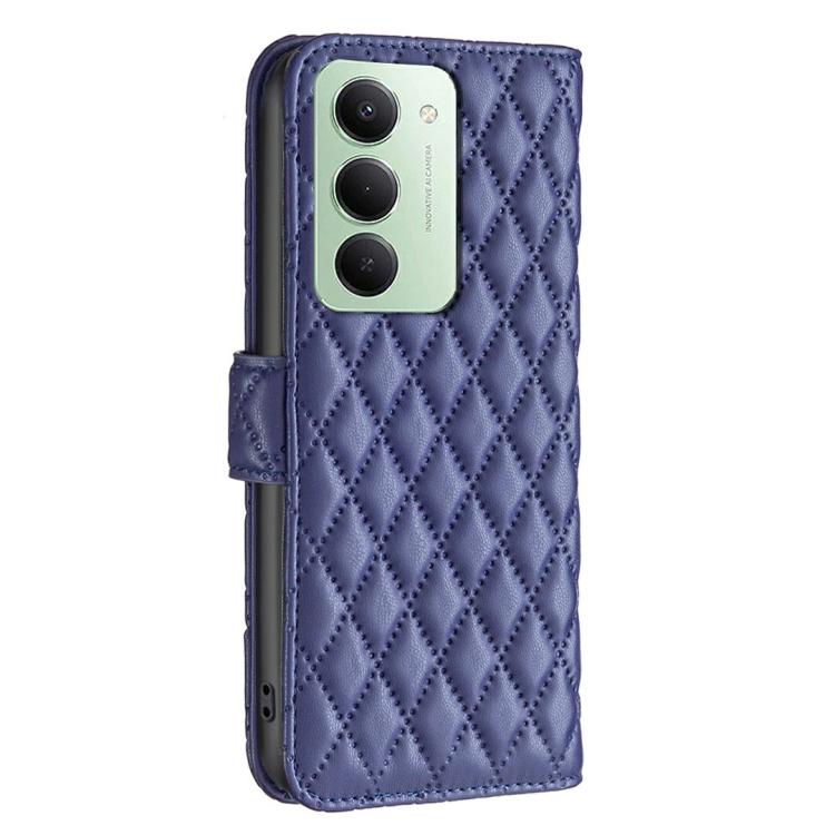For Redmi 15 5G Global / 15 4G SEA 169.5mm Diamond Lattice Wallet Flip Leather Phone Case